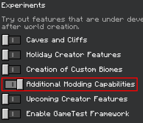 Enable Additional Modding Capabilities