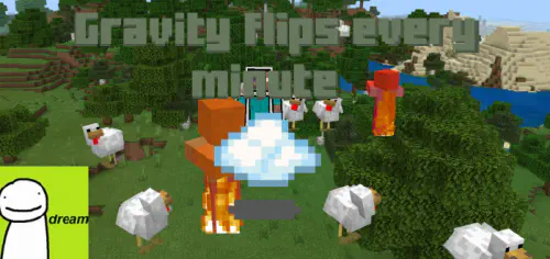 Thumbnail for article Minecraft, But Gravity Flips Every Minute