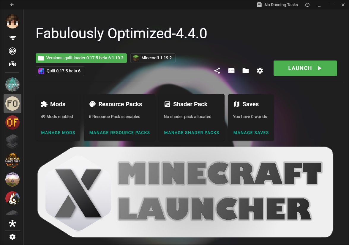 X Minecraft Launcher - the only launcher you need