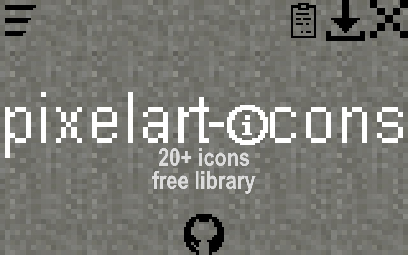 Pixelart Icons library